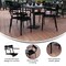 Flash Furniture Black All-Weather Steel Dining Chair, 4PK 4-XU-CH-10318-ARM-BK-GG - alternate 10